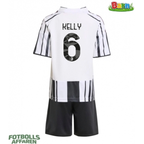 Juventus Lloyd Kelly #6 Hemmaställ Barn 2025-26 Kortärmad (+ Korta byxor)